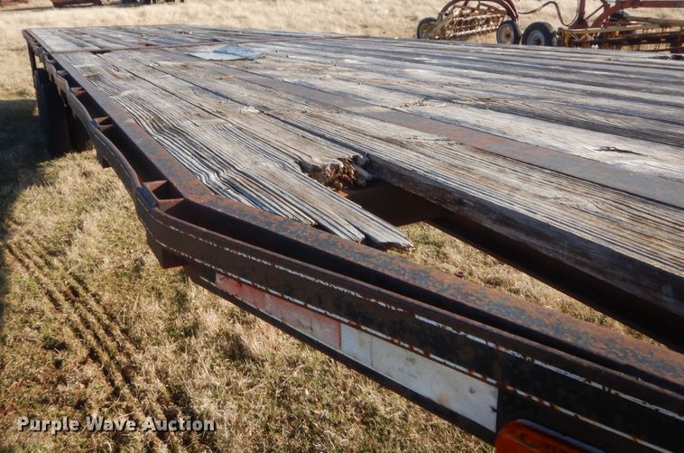 image for item HG9639 Shop built flatbed trailer