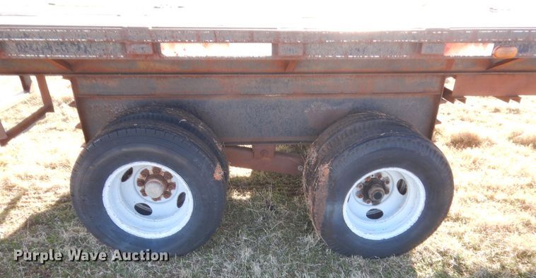 image for item HG9639 Shop built flatbed trailer