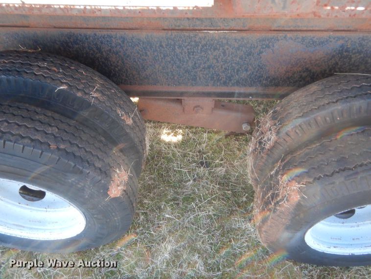 image for item HG9639 Shop built flatbed trailer