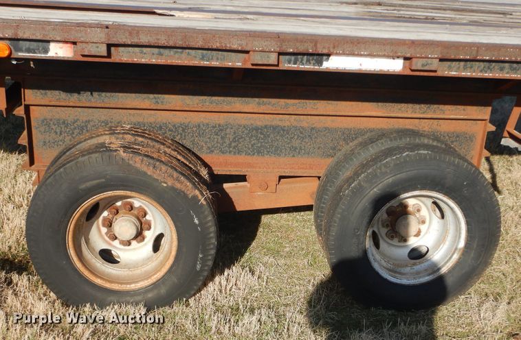 image for item HG9639 Shop built flatbed trailer
