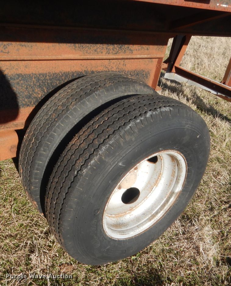 image for item HG9639 Shop built flatbed trailer