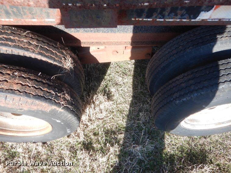 image for item HG9639 Shop built flatbed trailer