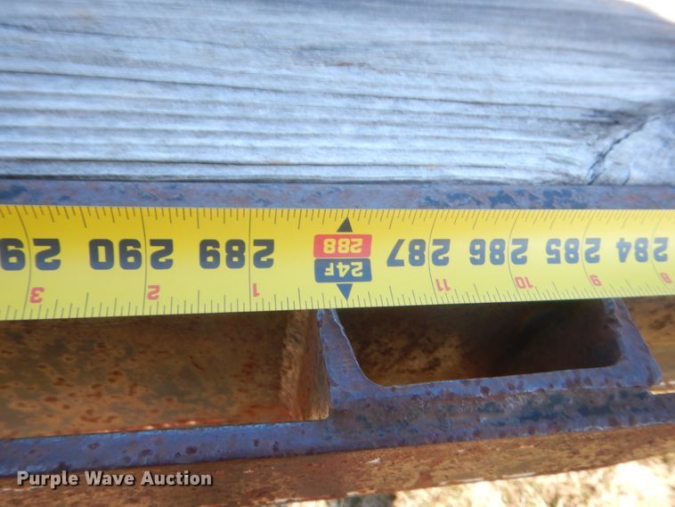 image for item HG9639 Shop built flatbed trailer