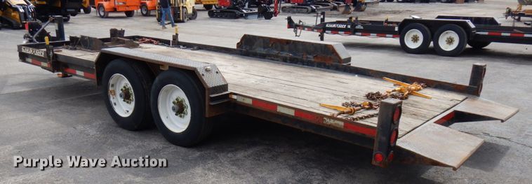 image for item HR9030 2016 Lucon tilt deck equipment trailer