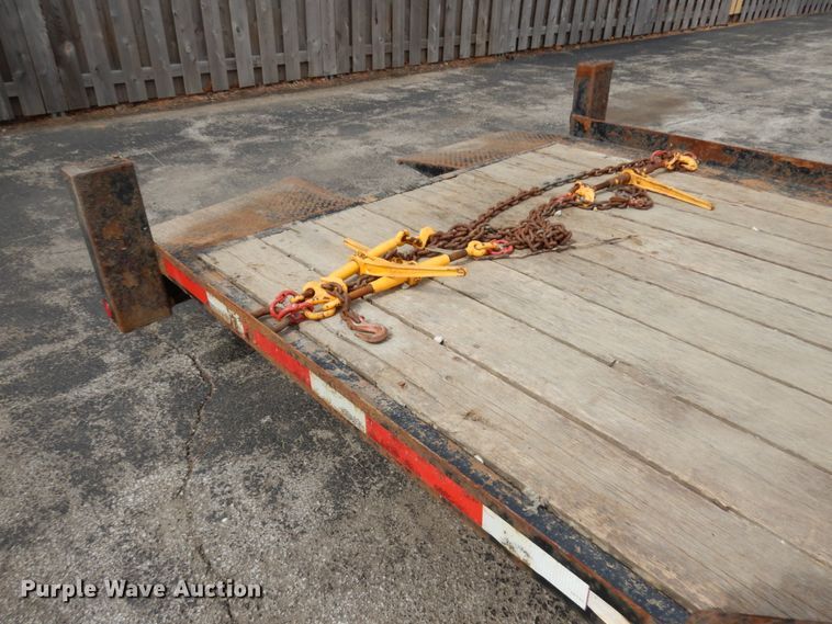 image for item HR9030 2016 Lucon tilt deck equipment trailer