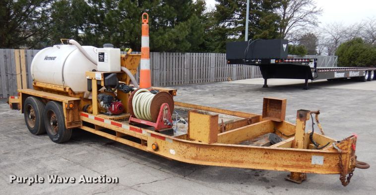 image for item HR9031 2008 Belshe T16 equipment trailer