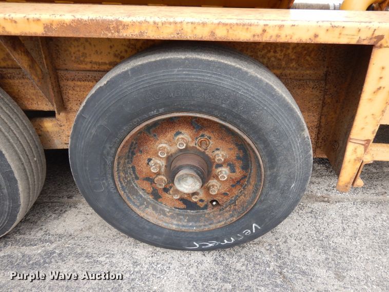 image for item HR9031 2008 Belshe T16 equipment trailer