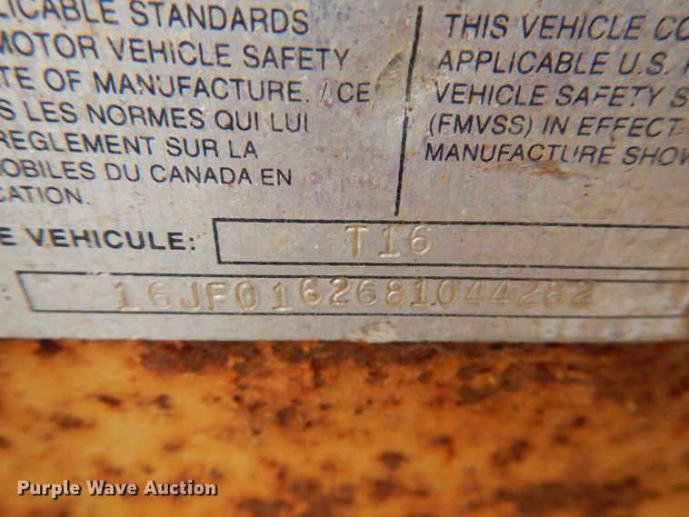 image for item HR9031 2008 Belshe T16 equipment trailer