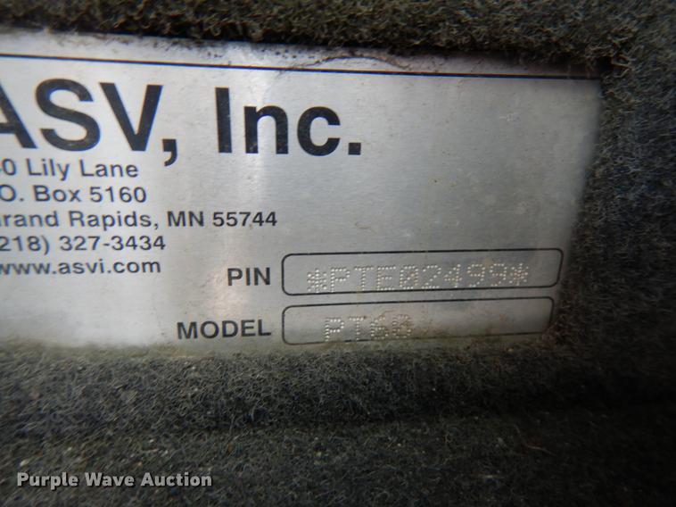 image for item HR9034 2008 ASV PT60  tracked skid steer loader