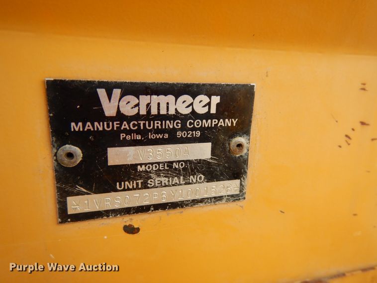 image for item HR9035 2000 Vermeer V3550A  trencher