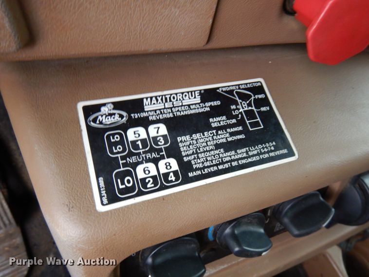 image for item HR9052 2004 Mack CV713  dump truck