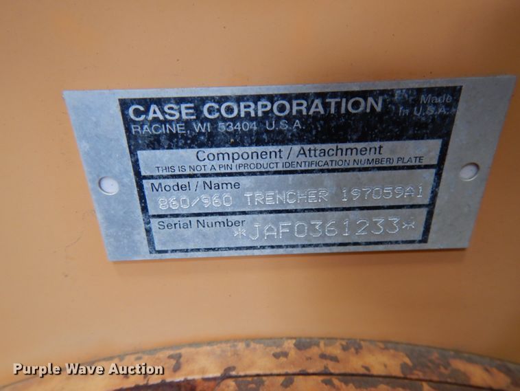 image for item IA9485 Astec RT960  trencher