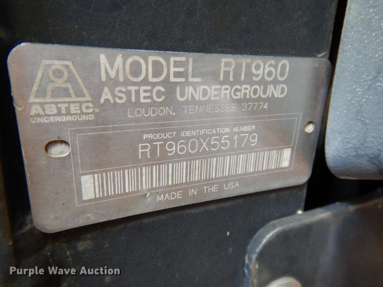 image for item IA9485 Astec RT960  trencher