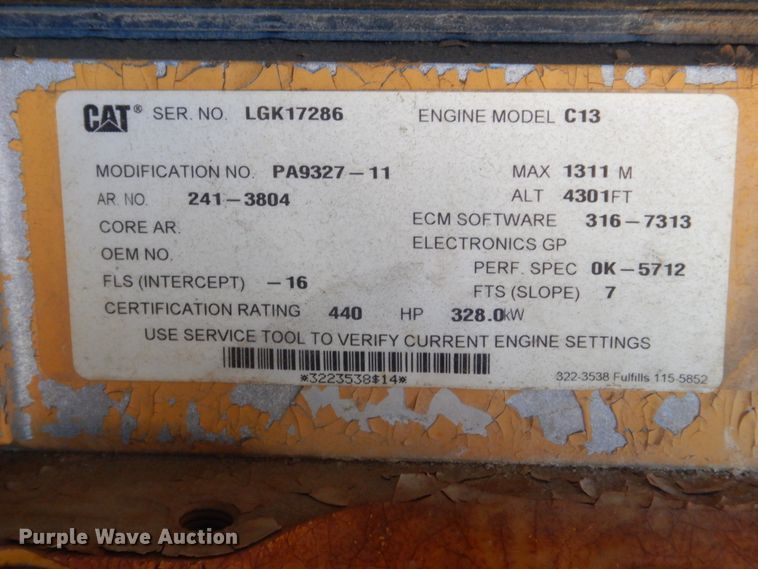 image for item IK9968 2011 Atlas Copco XRVS1000CD6  air compressor