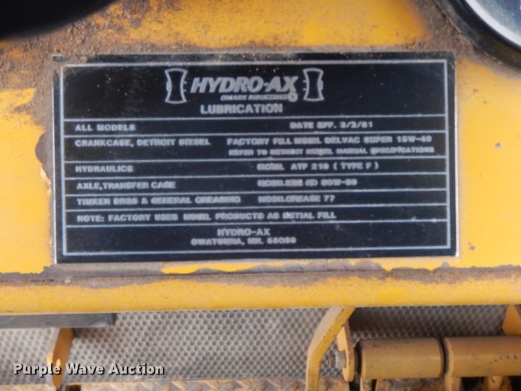 image for item IR9748 1981 Hydro Ax 700  mulcher
