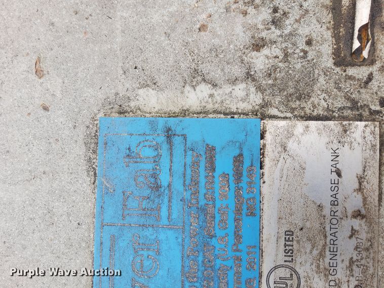 image for item IY9505 2011 Power Fab 3000/2.0CAT fuel tank