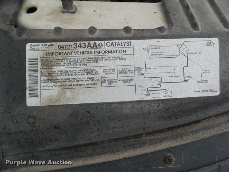 image for item DA7077 2005 Dodge Grand Caravan SE  van