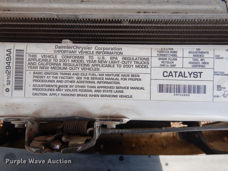 image for item DI4754 2001 Dodge Ram 1500  pickup truck