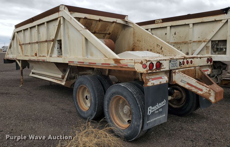 image for item DI4755 1994 Ranch  bottom dump trailer