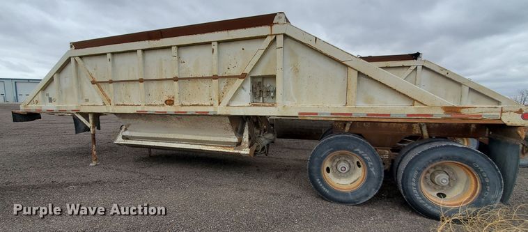 image for item DI4755 1994 Ranch  bottom dump trailer