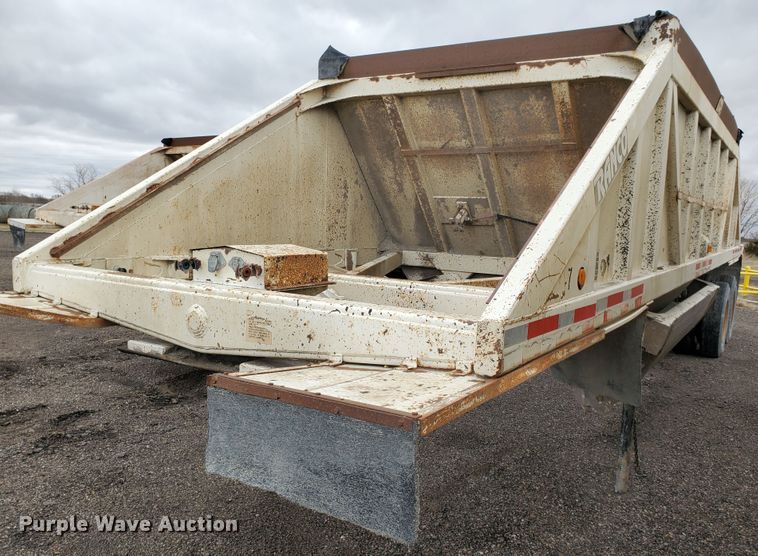 image for item DI4756 1996 Ranch  bottom dump trailer