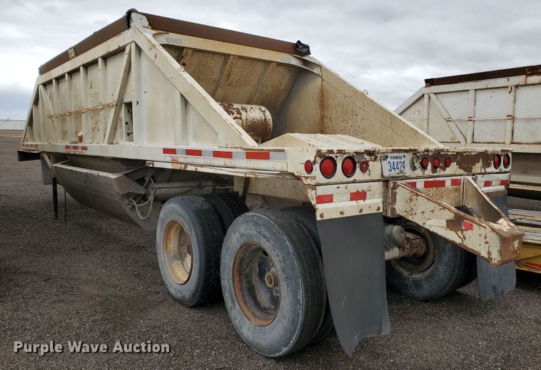 image for item DI4756 1996 Ranch  bottom dump trailer