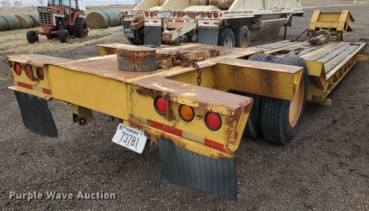 image for item DI4757 1997 Load Lugger LB35R  lowboy equipment trailer