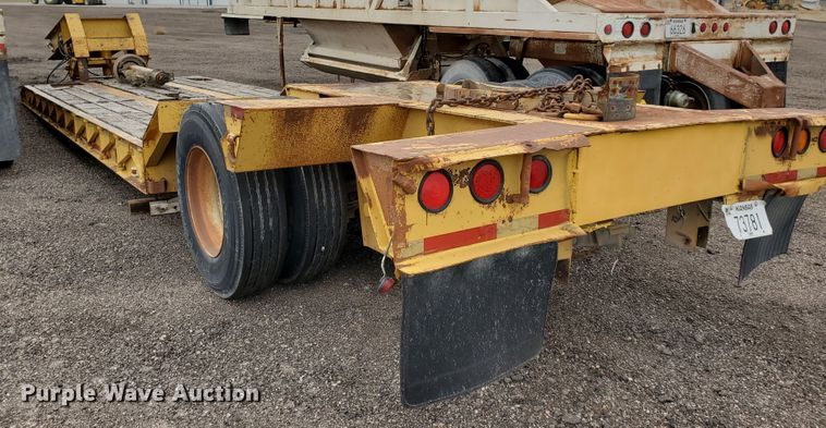 image for item DI4757 1997 Load Lugger LB35R  lowboy equipment trailer