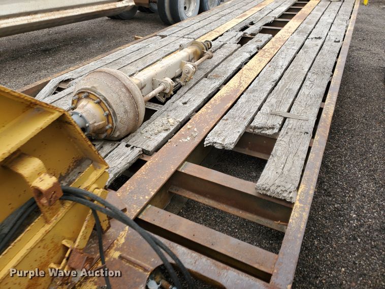 image for item DI4757 1997 Load Lugger LB35R  lowboy equipment trailer