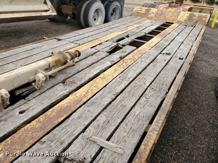 image for item DI4757 1997 Load Lugger LB35R  lowboy equipment trailer