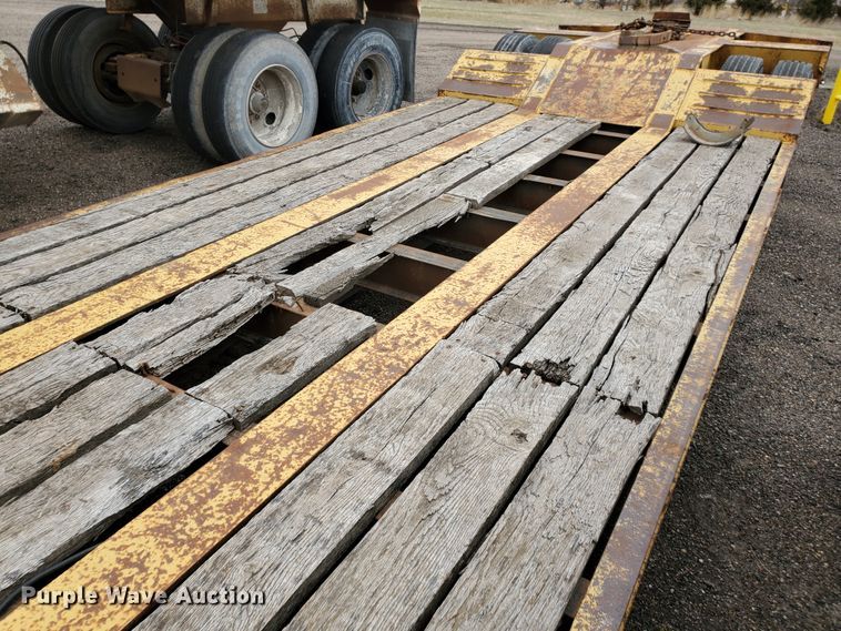 image for item DI4757 1997 Load Lugger LB35R  lowboy equipment trailer