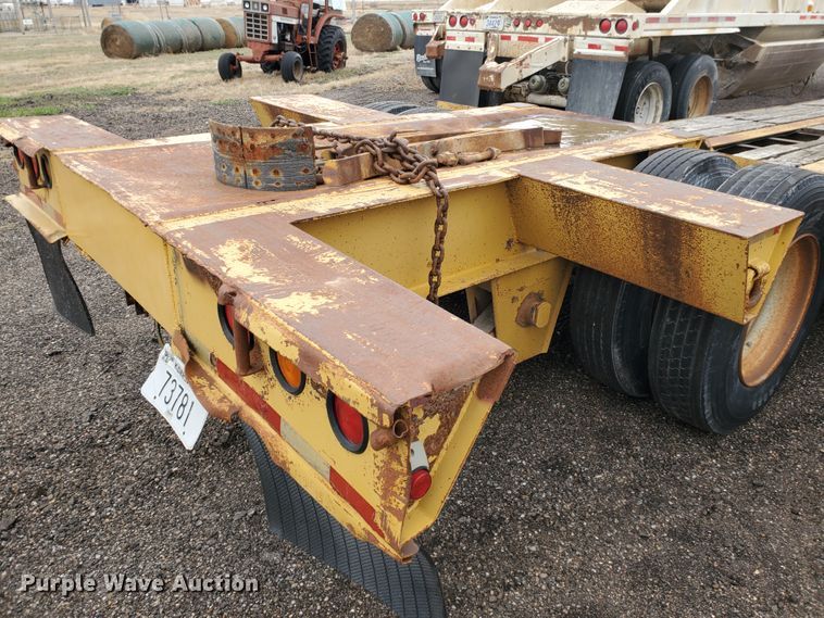 image for item DI4757 1997 Load Lugger LB35R  lowboy equipment trailer