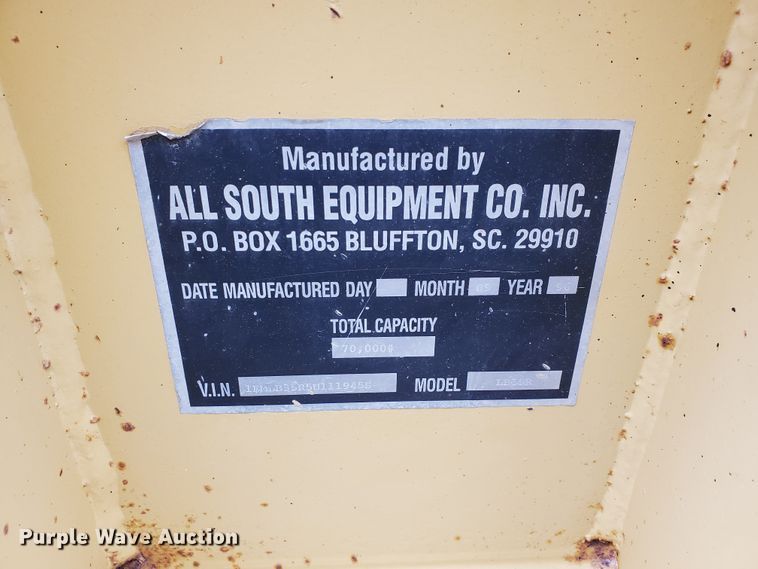 image for item DI4757 1997 Load Lugger LB35R  lowboy equipment trailer