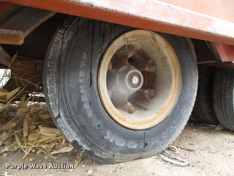 image for item DI5536 1973 Schwartz  drop deck equipment trailer