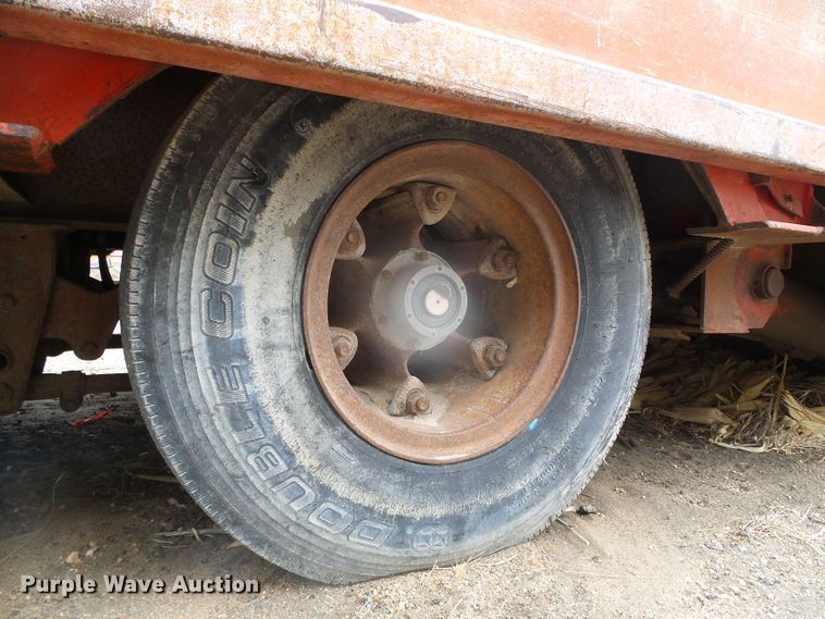 image for item DI5536 1973 Schwartz  drop deck equipment trailer