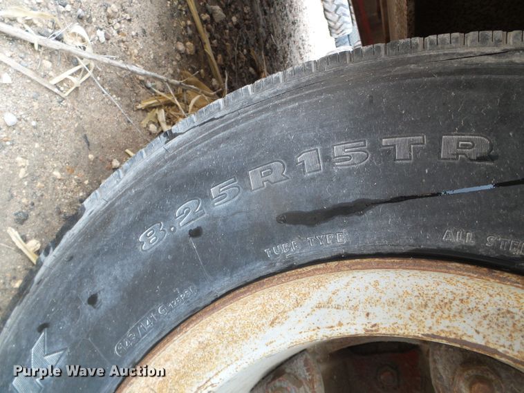 image for item DI5536 1973 Schwartz  drop deck equipment trailer