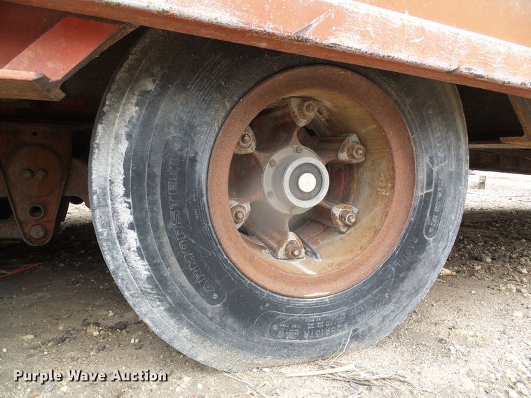 image for item DI5536 1973 Schwartz  drop deck equipment trailer