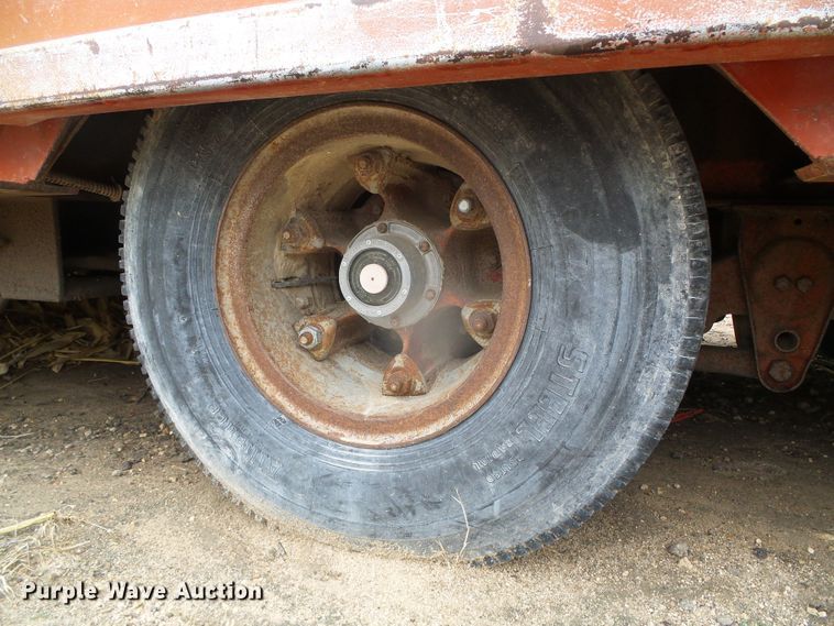 image for item DI5536 1973 Schwartz  drop deck equipment trailer