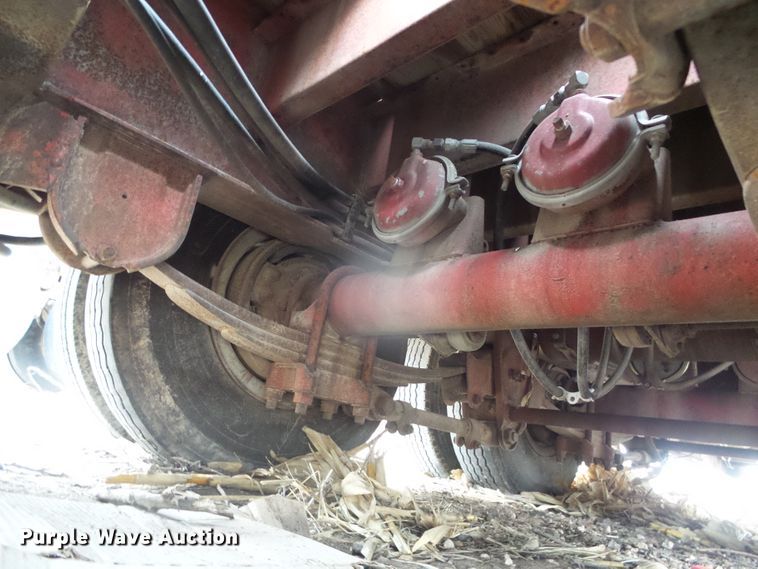 image for item DI5536 1973 Schwartz  drop deck equipment trailer