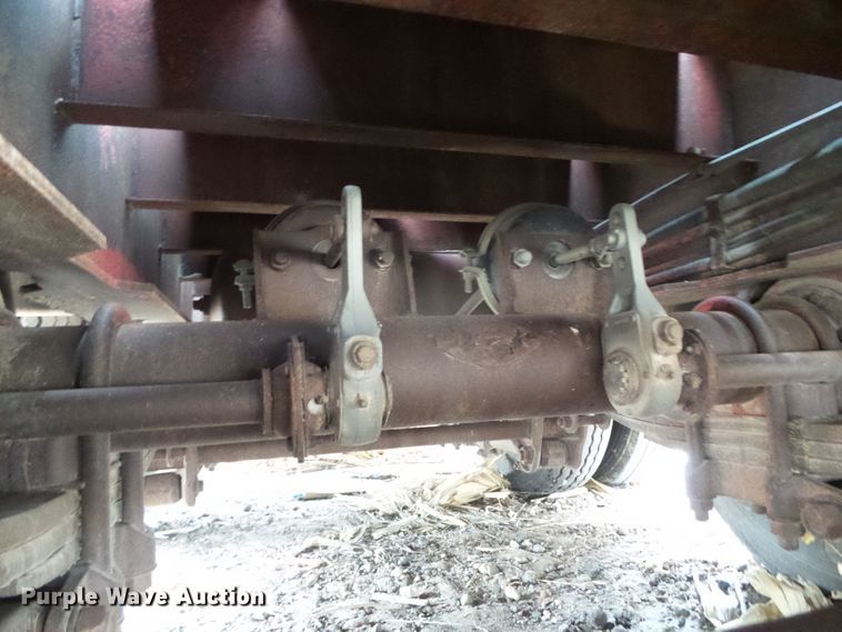 image for item DI5536 1973 Schwartz  drop deck equipment trailer