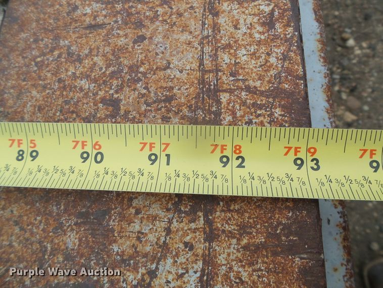 image for item DI5536 1973 Schwartz  drop deck equipment trailer