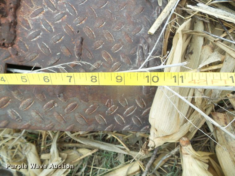 image for item DI5536 1973 Schwartz  drop deck equipment trailer