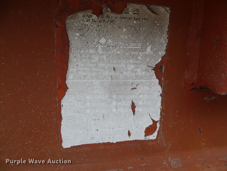 image for item DI5536 1973 Schwartz  drop deck equipment trailer