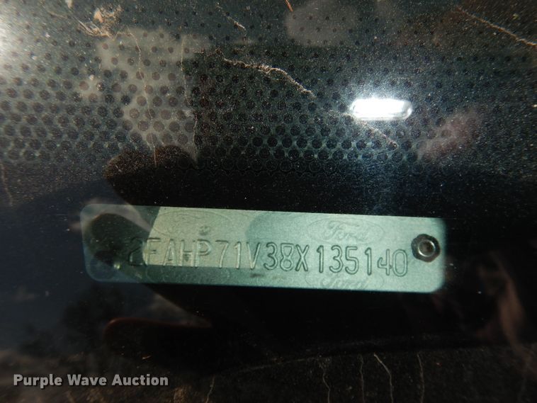 image for item DI6512 2008 Ford Crown Victoria Police Interceptor