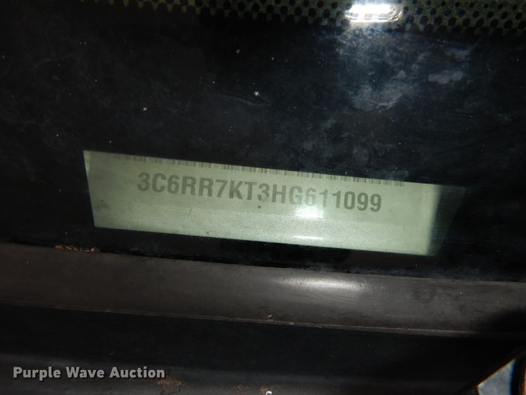 image for item DJ2959 2017 Dodge Ram 1500  Crew Cab pickup truck