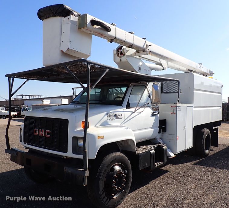 image for item DK4661 1997 GMC C7500  forestry bucket truck
