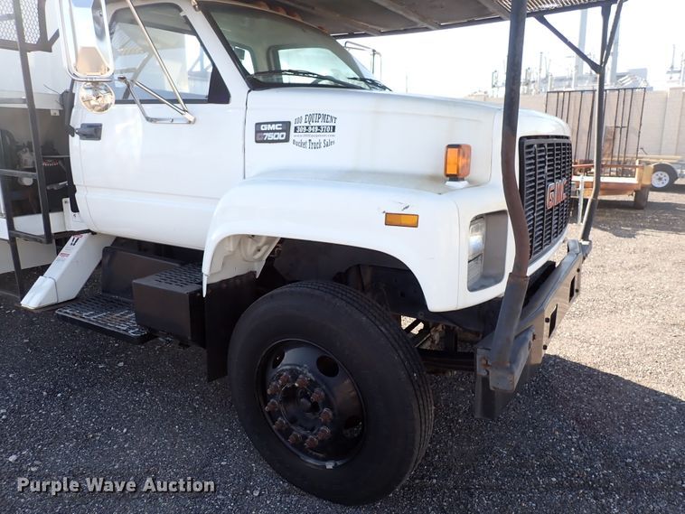 image for item DK4661 1997 GMC C7500  forestry bucket truck