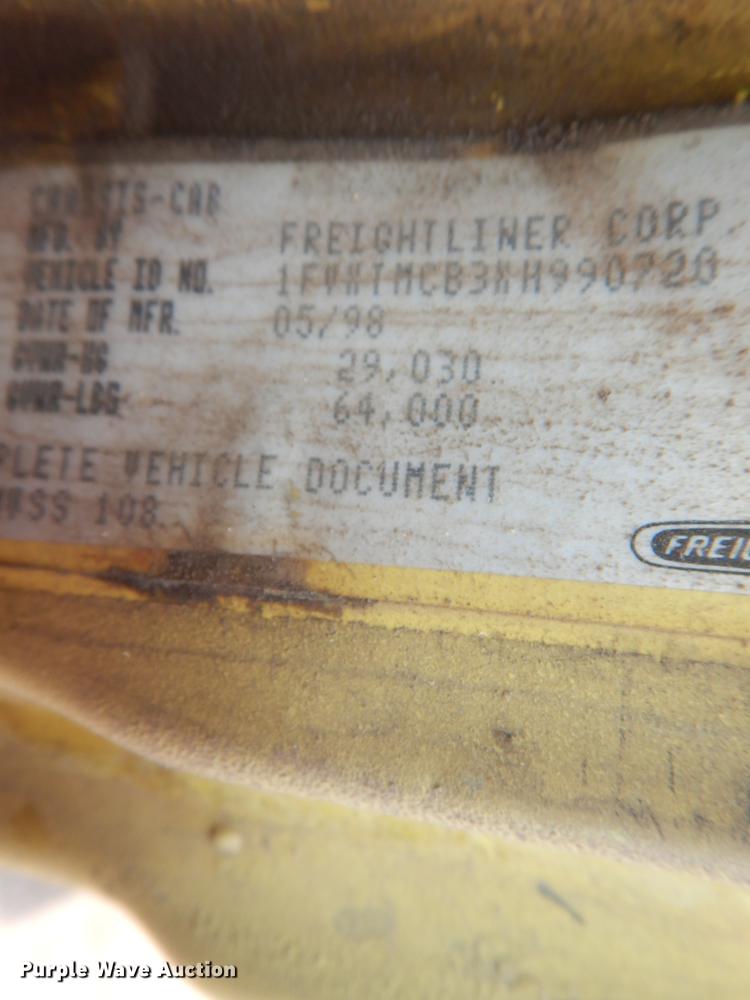 image for item DL4902 1999 Freightliner FL112  dump truck