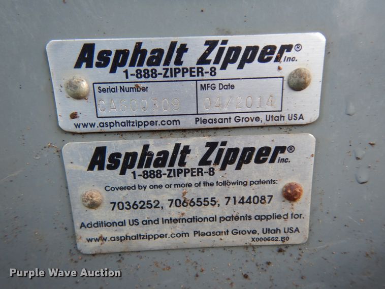 image for item DM2872 2014 Asphalt Zipper AZ600/B260  cold planer