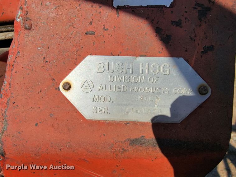 image for item FL9113 Bush Hog SM60P  side boom rotary mower